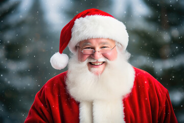 Festive Santa Claus: Joyful Holiday Cheer