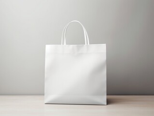 Shopping bag branding mockup with isolated background generative ai