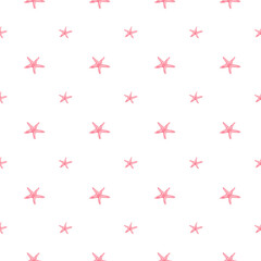 seamless pattern starfish. minimalism pattern for children's textiles