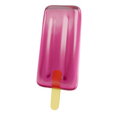 ice cream isolated on white