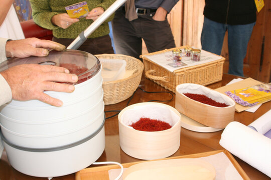 Safran en cour de s&eacute;chage