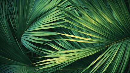 Date Palm Branches Texture - Natural Design Background