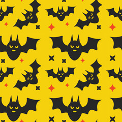 Halloween vector pattern. Endless texture can be used for wallpaper, fill pattern, background.
