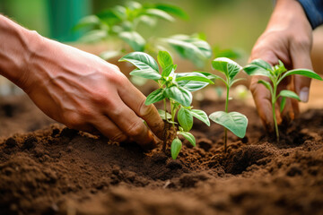 Nurturing Nature: Farmer's Earth Day Planting for a Green Future