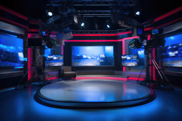 Dynamic TV Studio Environment for News Broadcasting