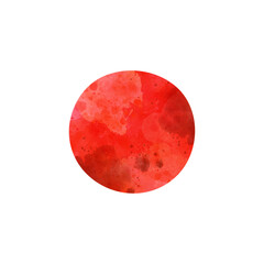 Aero space cute characters. Red mars planet sticker.. © GarlicDesign