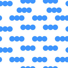 The pattern is geometric, a pattern of blue color on a white background