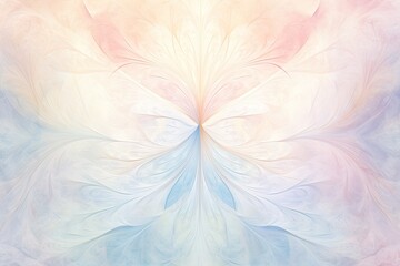 Abstract flower pattern. textured, magical, and dynamic. Pastel tones, orange swirls, and smooth gradient. Perfect for artistic designs.