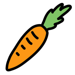Cute Vegetable Fruit icon design element
