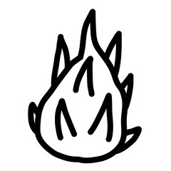 Cute Vegetable Fruit icon design element