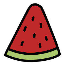 Cute Vegetable Fruit icon design element