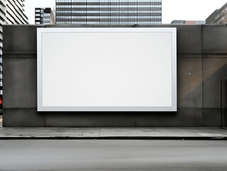 Billboard mockup with isolated background generative ai