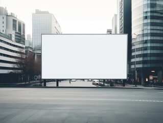 Billboard mockup with isolated background generative ai