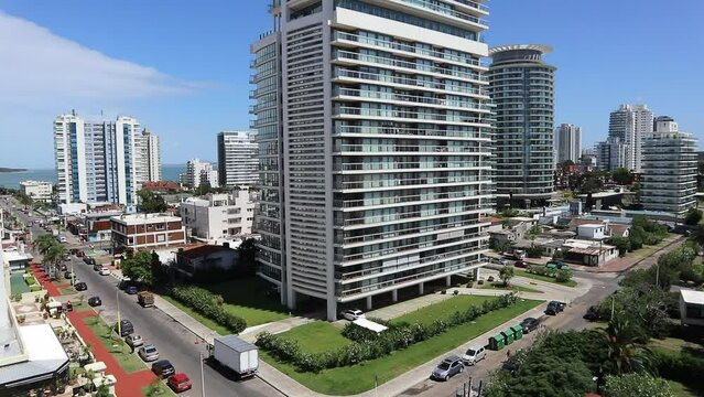 A corner of Punta del Este on a sunny morning