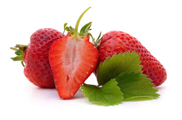 Large fresh strawberry.