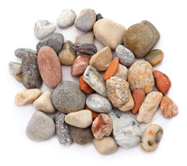 Pile of colorful stones.