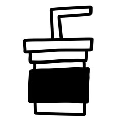 Caffe and Restaurant Cute Icon