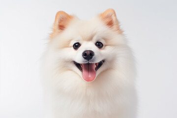 Spitz on a white isolated background