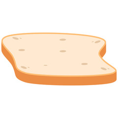 White Bread Slices Ready to Serve
