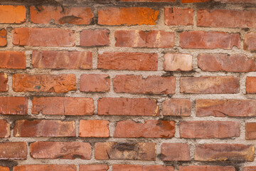 Red brick wall
