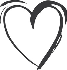 Hand-drawn heart