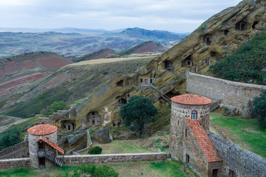 Historic Dawit Garedscha (also known as David Gareja) Monastery in Georgia