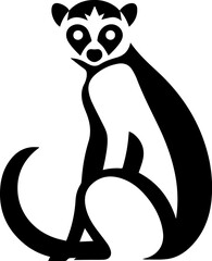 Lemur Silhouette Icon © Usman