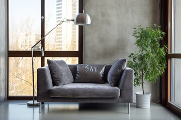 beautiful living room showcase interior design backdrop cosy comfort sofa with natural color scheme with simple decorating items and treepot easy lifestyle house ideas design background