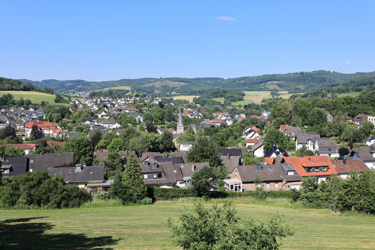 Blick auf die Stadt Balve im Sauerland	
