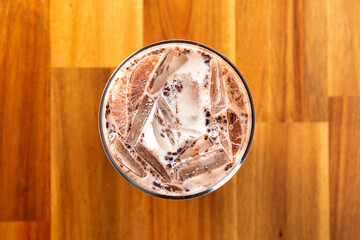 Milk tea, black sugar milk tea, chocolate latte, bancho, Jeju, tangerine tea