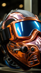 Fototapeta premium Welding equipment, welder mask close up