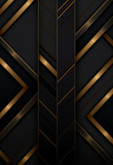 abstract background with gold lines