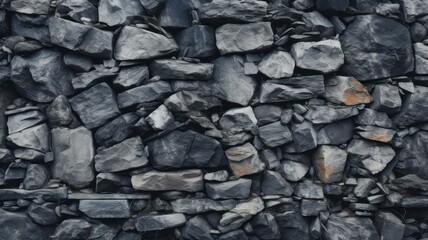 Grey natural rock background created with Generative AI