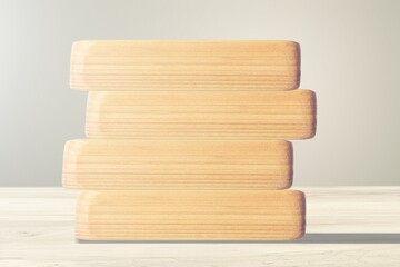 Wooden blocks with  Active Listener text