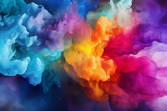 Smoke abstract texture colored cloud background imagination wispy painting vivid art wallpaper vibrant