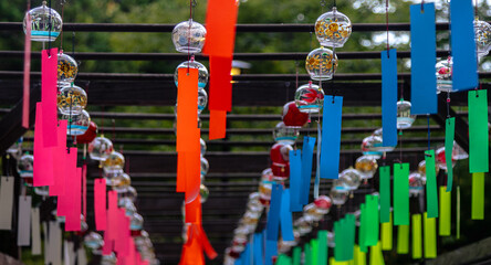 Japanese wind chimes, summer vibes.