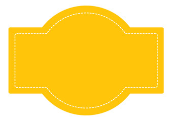 Pomarańczowa naklejka na słoik © Monika Janiak-Klicha