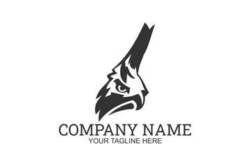 Javan Eagle Company Logo Vector Illustration. Suitable for business company, modern company, etc.