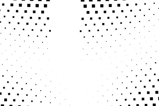 Digital png illustration of rows of squares pattern on transparent background