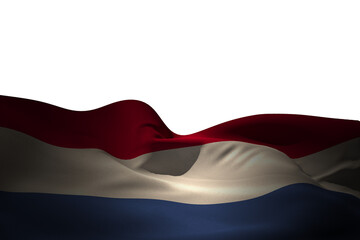 Digital png illustration of flag of netherlands on transparent background