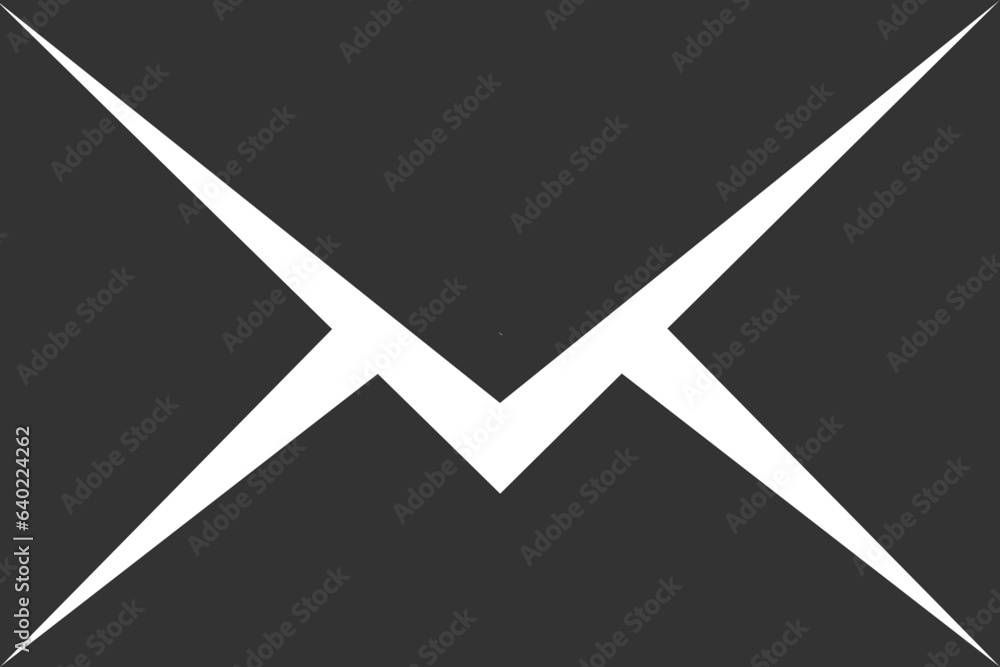Poster set envelop icons letter. envelope icon vector template. mail symbol element. mailing sign for web o