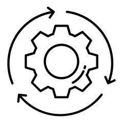 Workflow Outline Icon