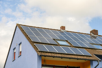 Photovoltaikanlage auf dem Hausdach