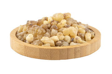rosins in a wooden bowl