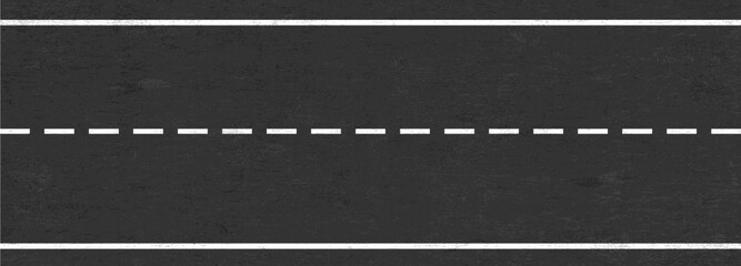 Empty highway asphalt road texture, Ariel View Road, Empty highway black asphalt road with dividing lines, Top view, Vector Illustration