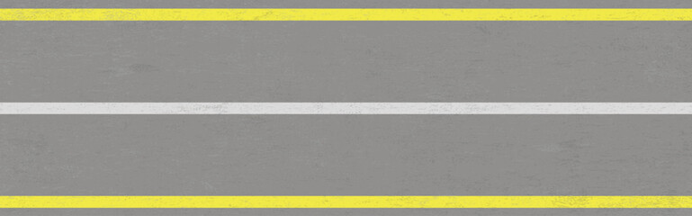 Empty highway asphalt road texture, Ariel View Road, Empty highway black asphalt road with dividing lines, Top view, Vector Illustration