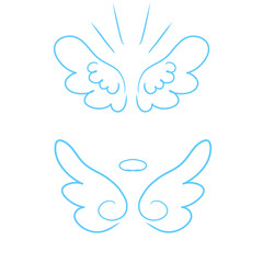 Doodles of Angel Wings