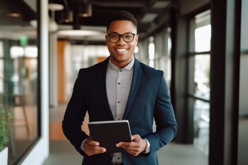 Fototapeta premium portrait of african american business man