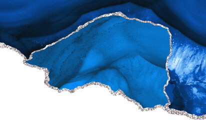 royal and silver agate