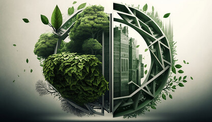 The eco-centric dimension of either sustainable business or the green economy